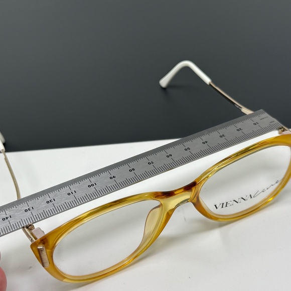 Vintage Viennaline 1479 70 Clear Retro Optyl Eyeglass Frames Germany Vienna Line - Picture 5 of 16